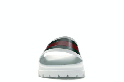 Gucci Web Slide Sandal White