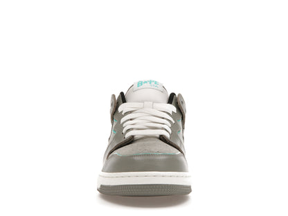 A Bathing Ape Bape SK8 Sta Grey Turquoise