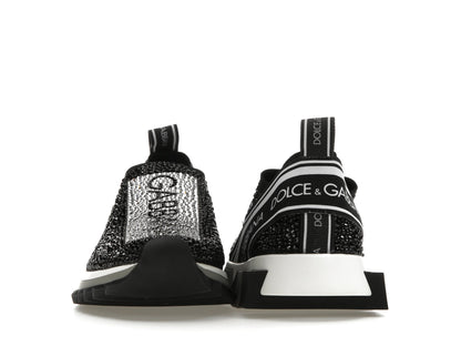 Dolce & Gabbana Sorrento Slip On Black Crystal