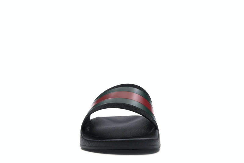 Gucci Rubber Slides Red Green