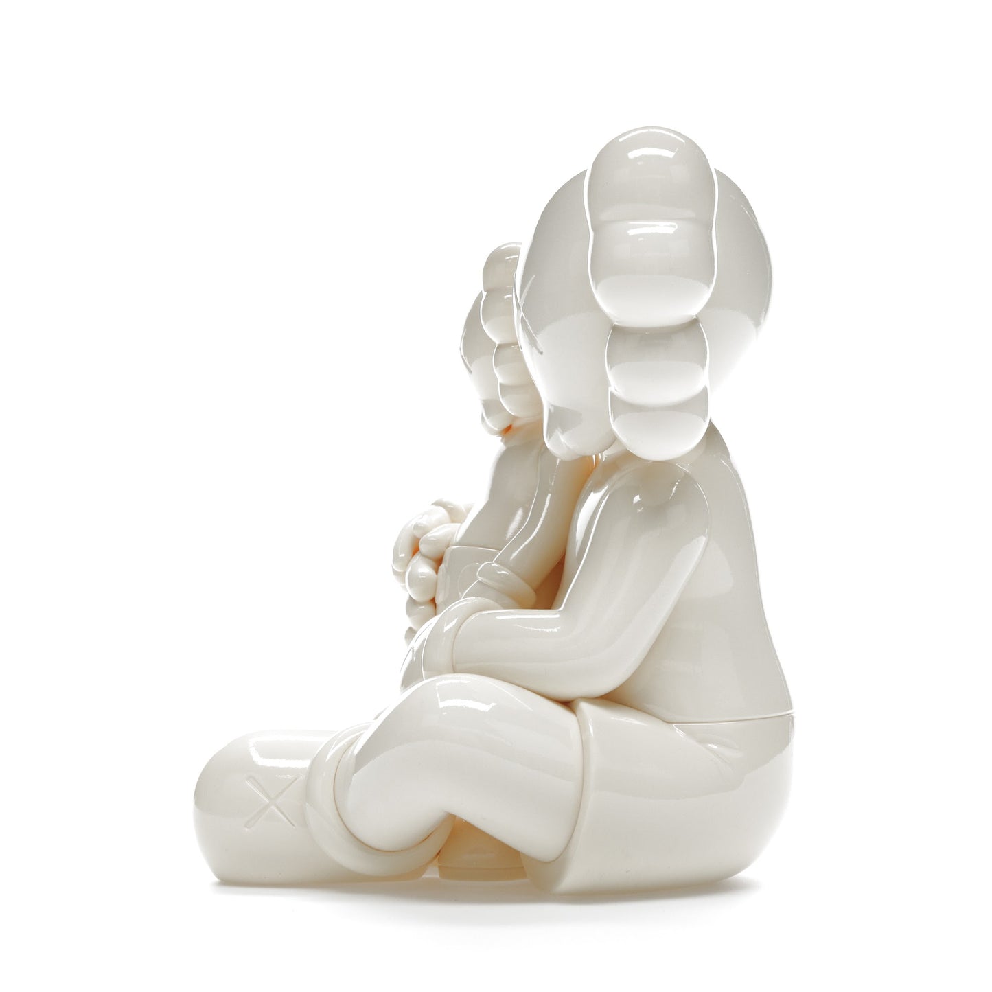 KAWS Holiday Changbai Mountain Figurine en vinyle Blanc neigeux