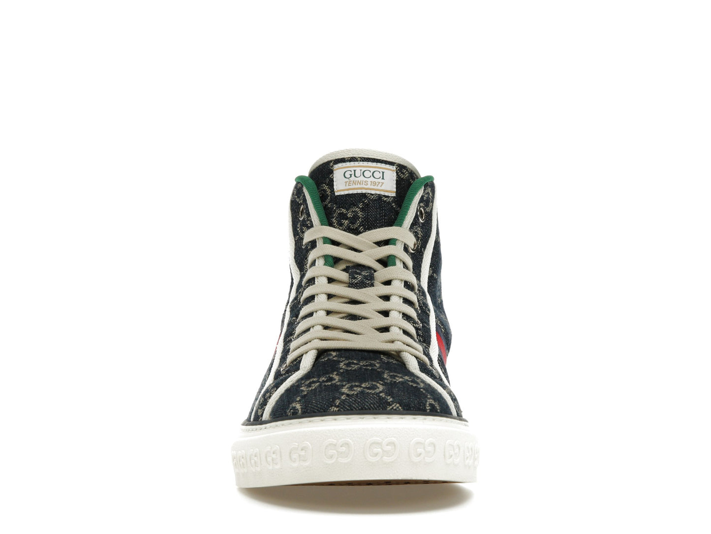 Gucci Tennis 1977 High Top Sneaker Blue 