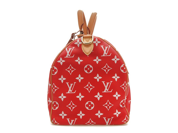 Louis Vuitton Speedy P9 Bandoulière 40 Monogram Leather Red