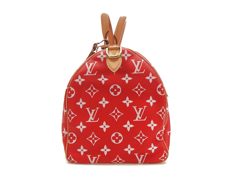 Louis Vuitton Speedy P9 Bandoulière 40 Monogram Leather Red