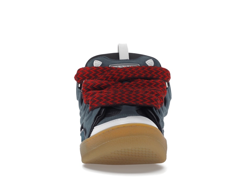 Lanvin Leather Curb Blue Grey