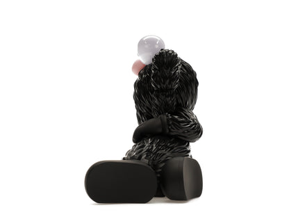 KAWS TIME OFF Figurine en Vinyle Noir