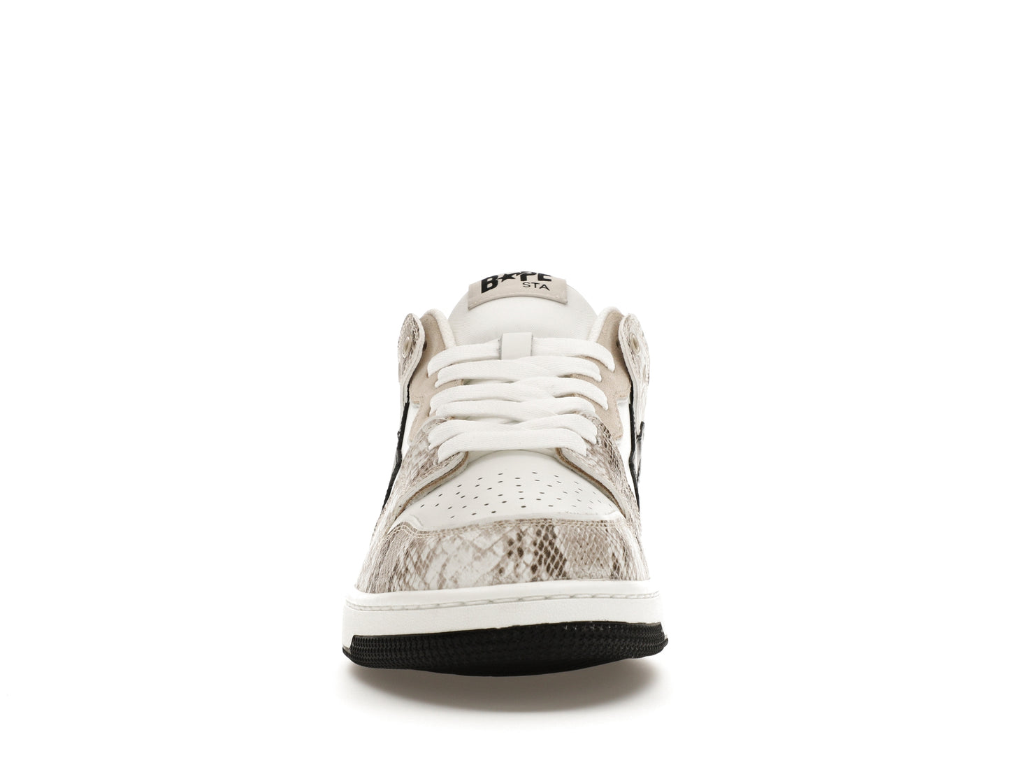 A Bathing Ape Sk8 Sta #1 Beige Snakeskin