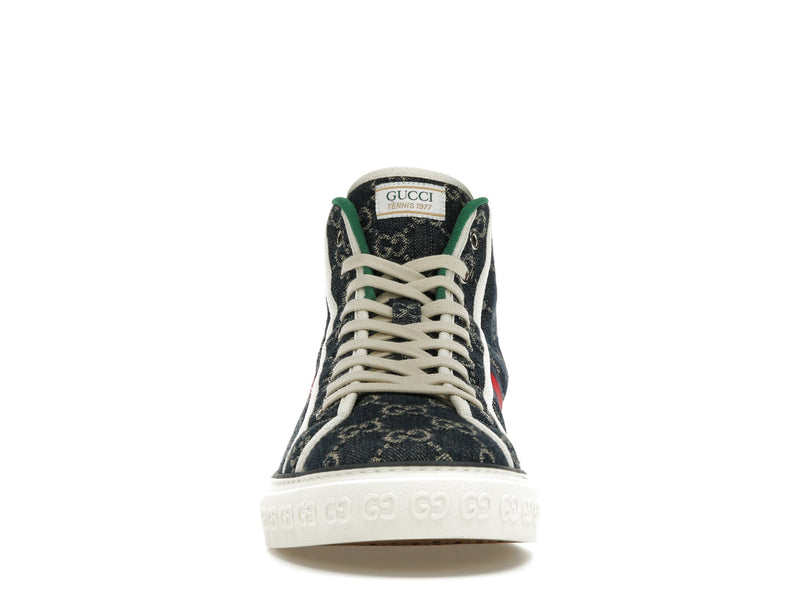 Gucci Tennis 1977 High Top Sneaker Blue