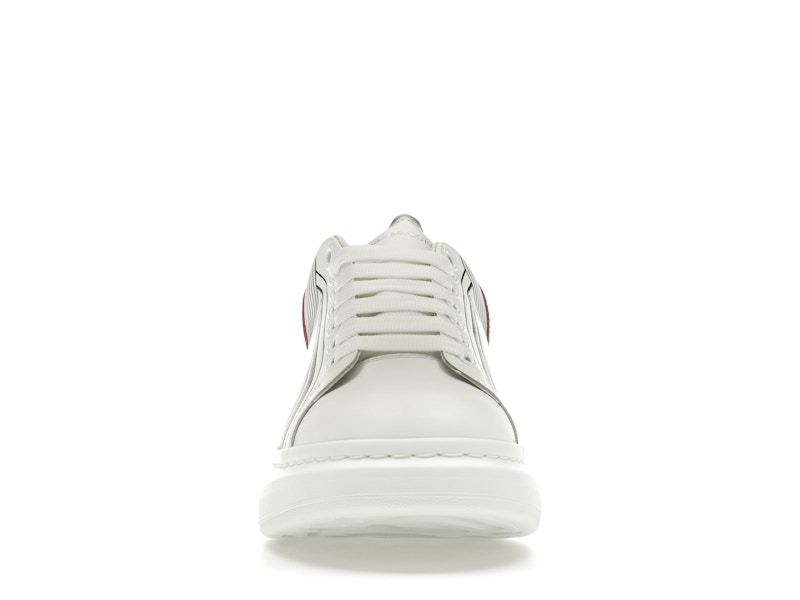 Alexander McQueen Oversized White Garnet