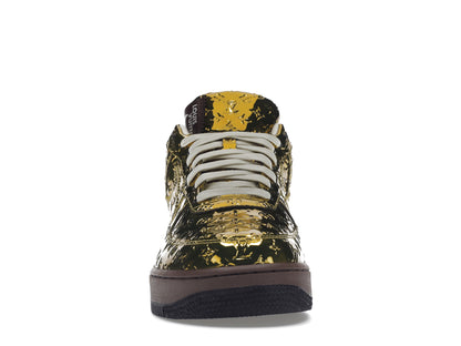 Louis Vuitton Nike Air Force 1 Low By Virgil Abloh Metallic Gold