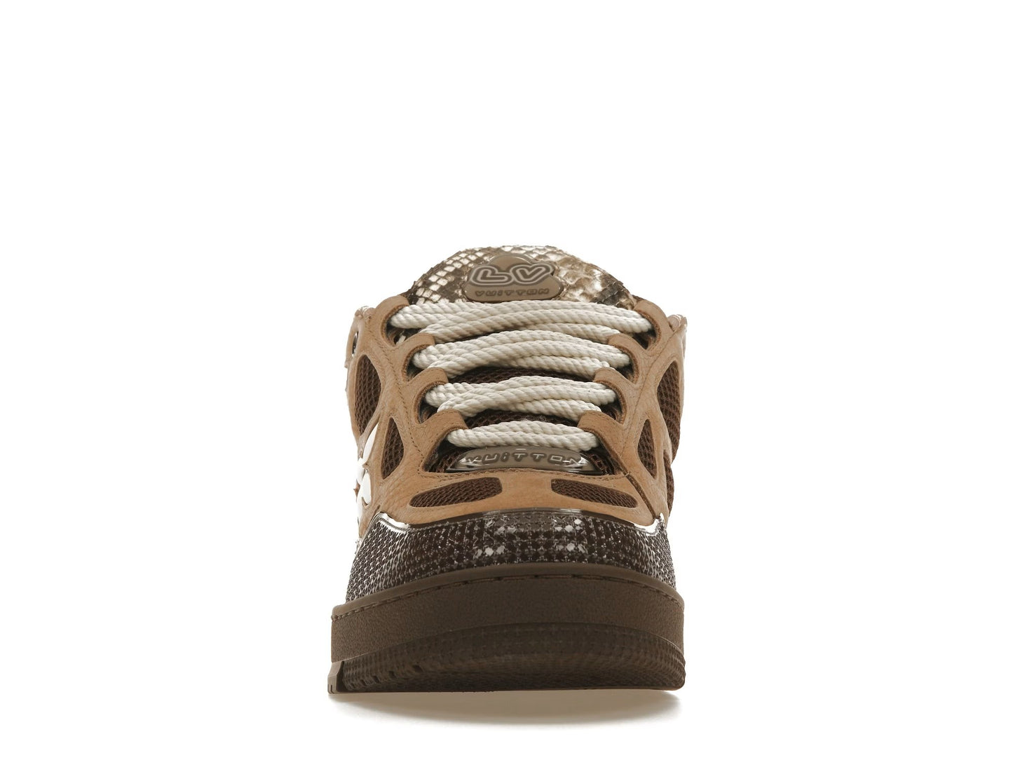 Louis Vuitton Skate Sneaker Brown Snakeskin