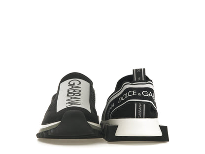 Dolce & Gabbana Sorrento Logo Slip On Black Grey White