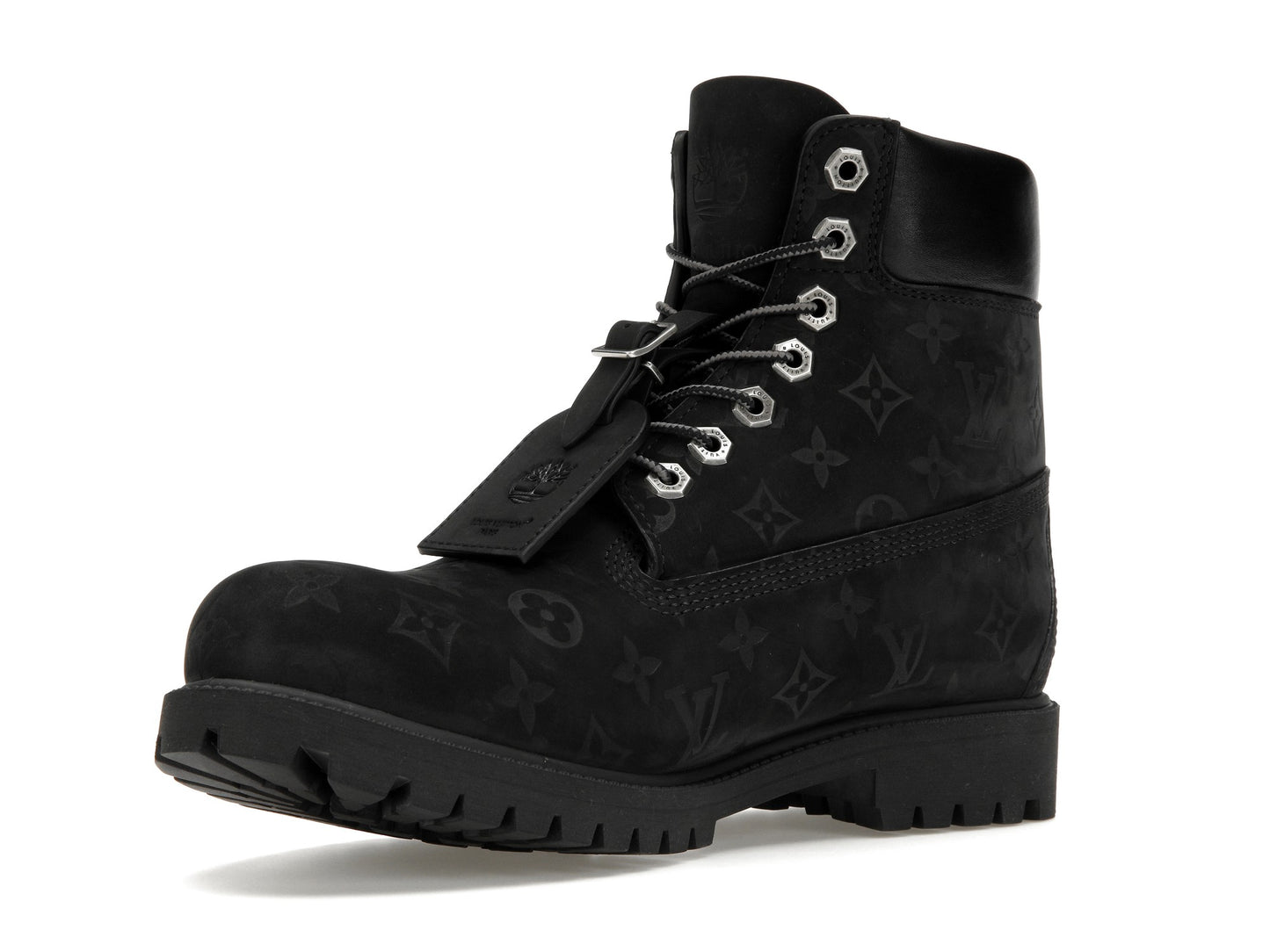 Louis Vuitton Timberland 6" Ankle Boot Black Monogram