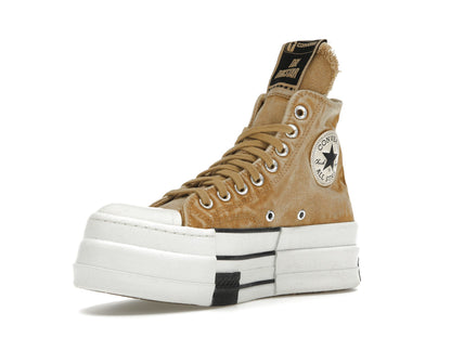 Converse DBL DRKSTAR Chuck Taylor All Star 70 Hi Rick Owens DRKSHDW Overdye Blonde 