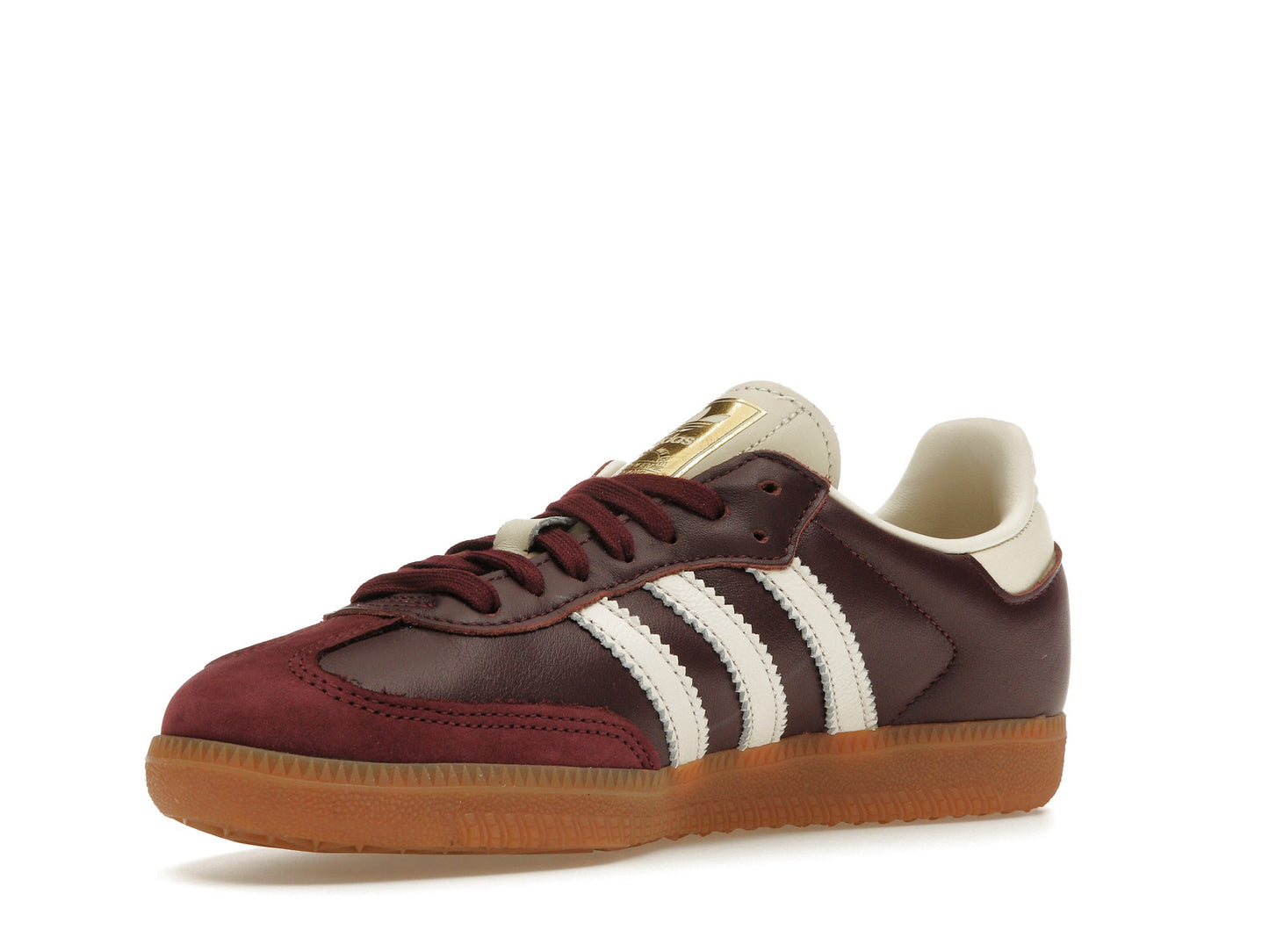 adidas Samba OG Maroon Gold Metallic