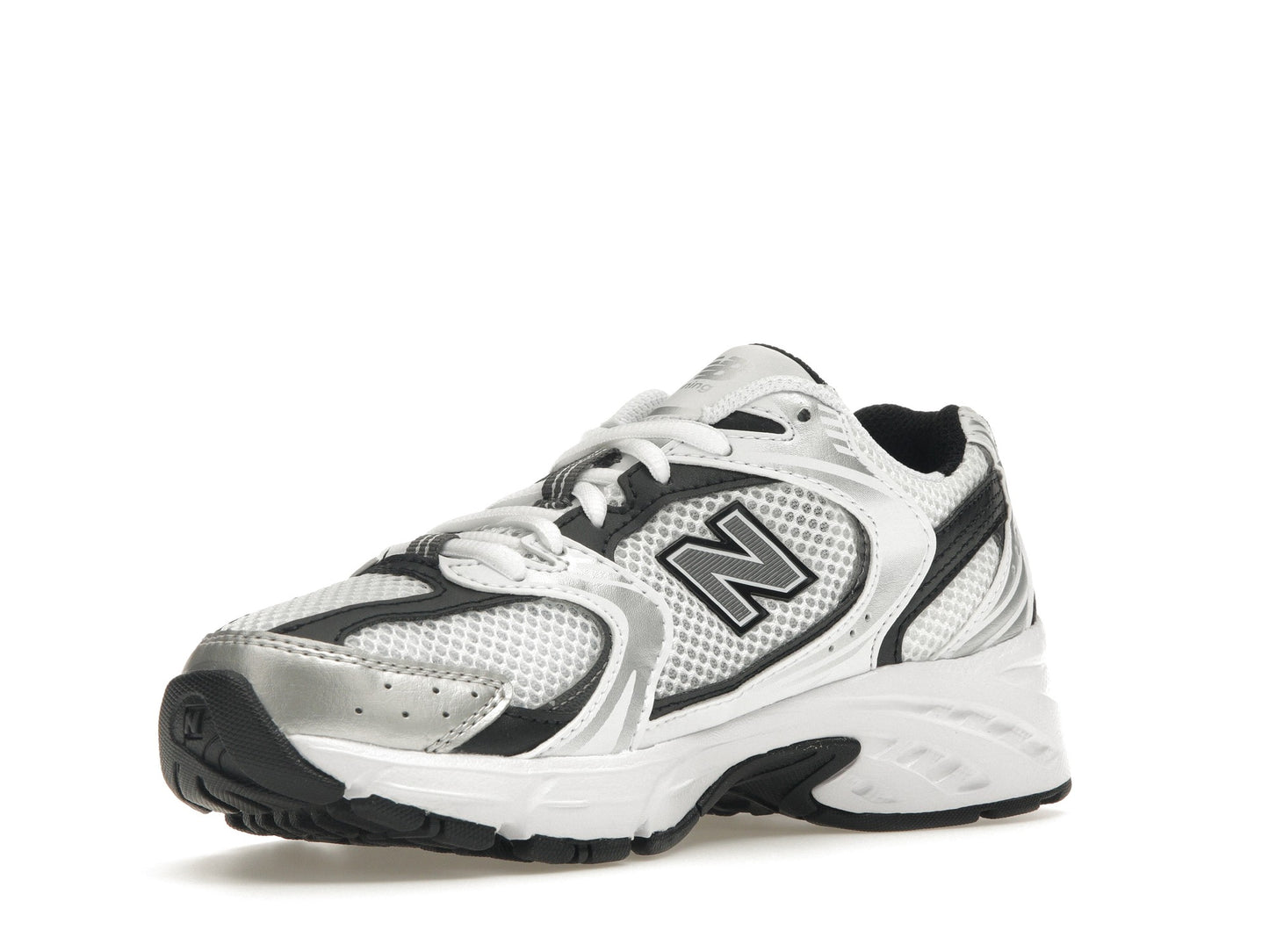 New Balance 530 White Silver Metallic Black