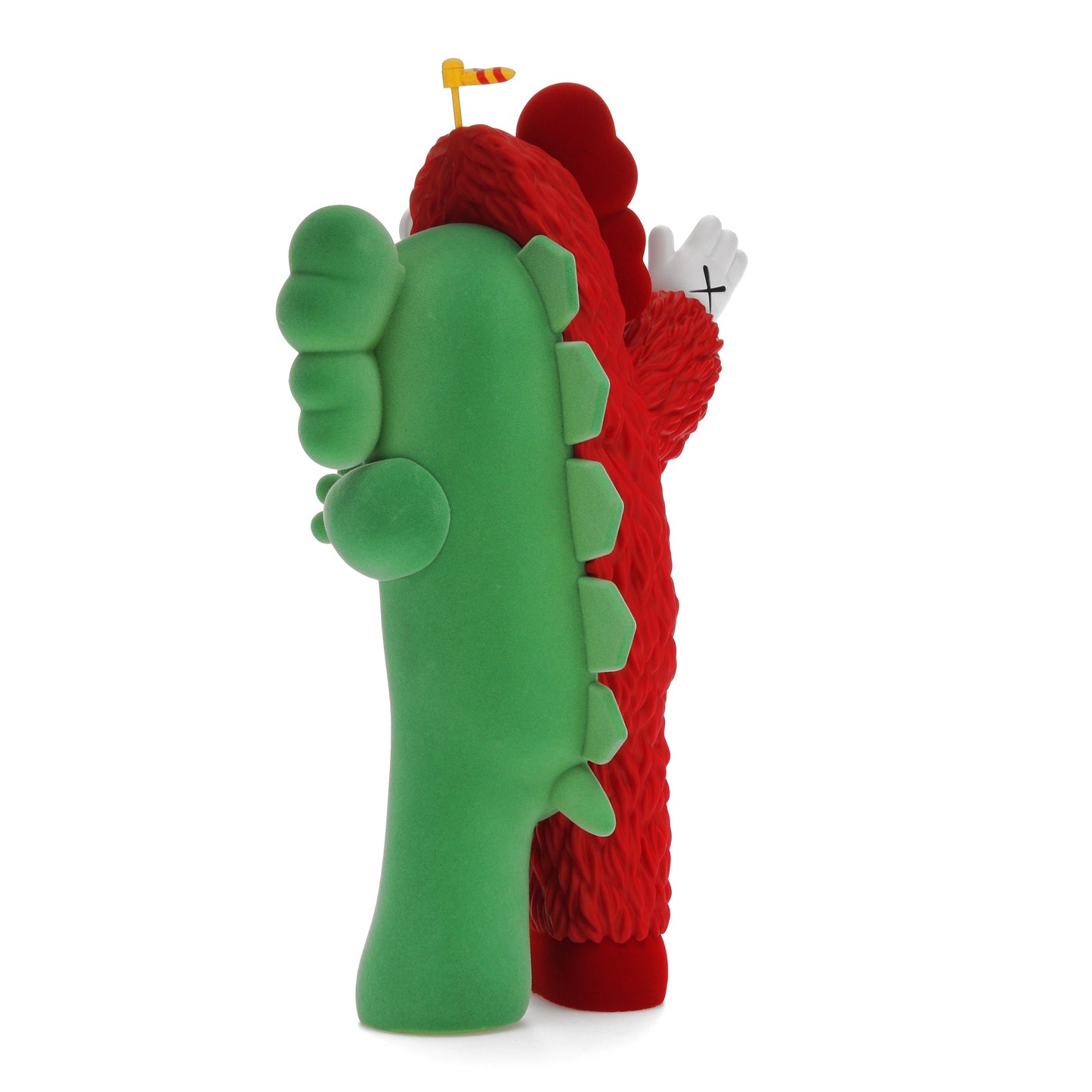 KAWS KACHAMUKKU Vinyl Figure GreenRed