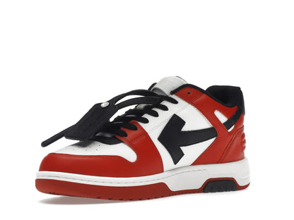 OFF-WHITE Out Of Office OOO Low Tops Black White Red