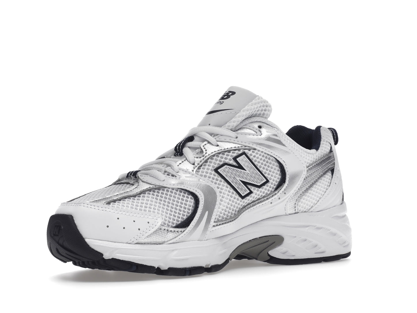 New Balance 530 Blanc Argent Marine