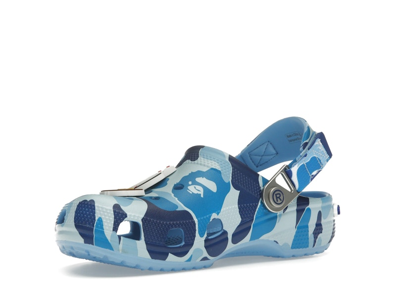Crocs Classic Clog A Bathing Ape ABC Camo Blue