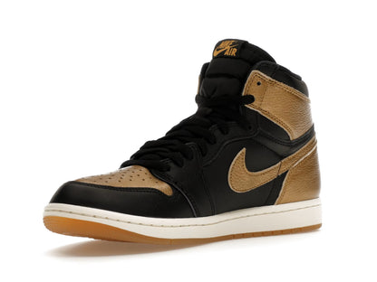 Jordan 1 Retro High OG Black Metallic Gold