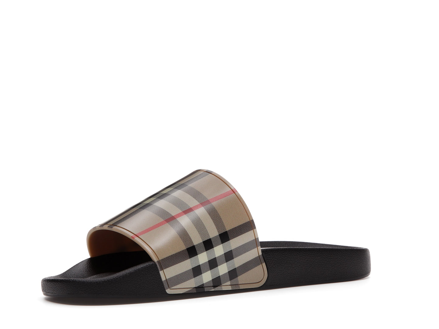 Burberry Furley Check Slides Archive Beige