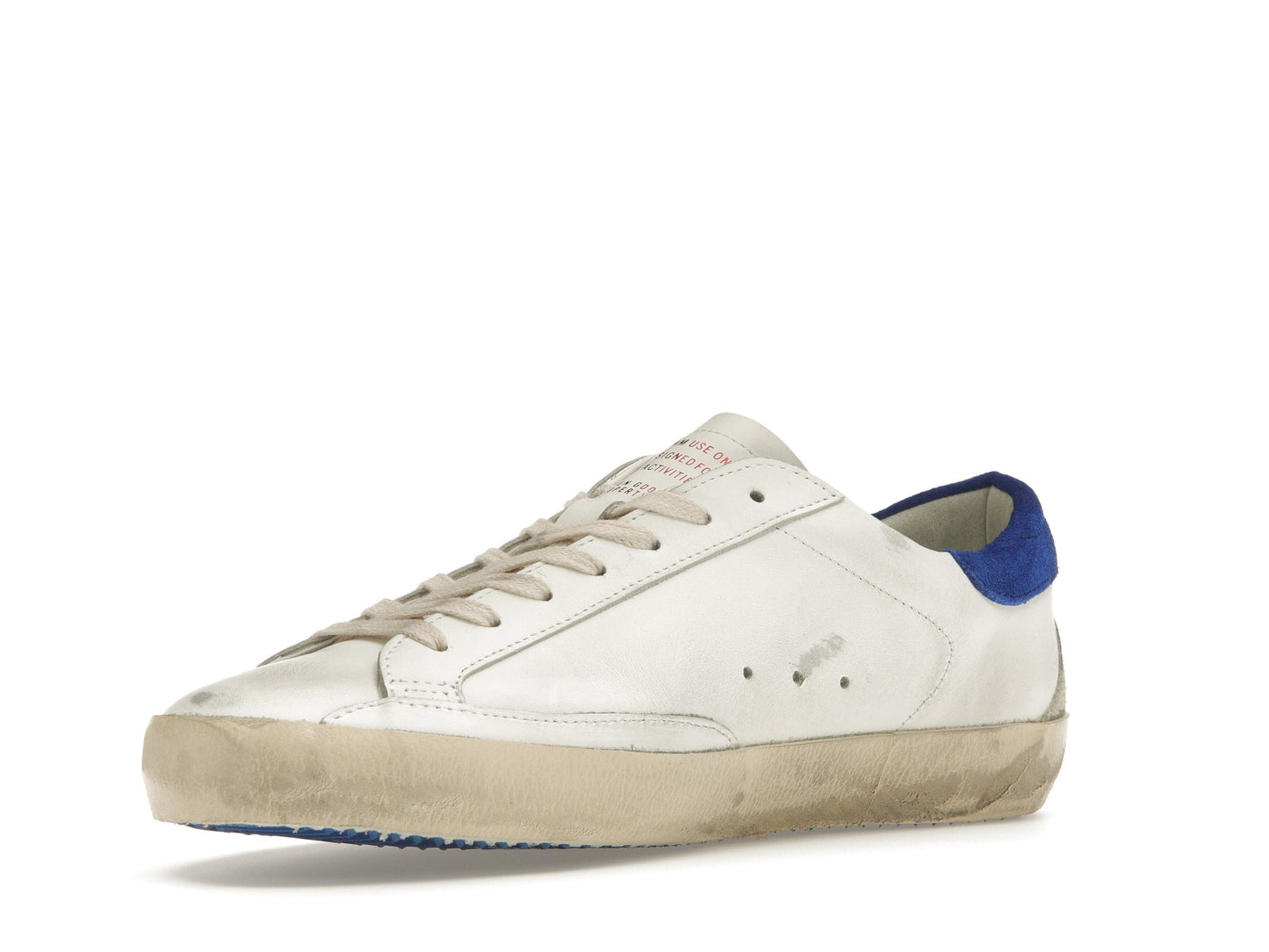 Golden Goose Super-Star White Snake Blue