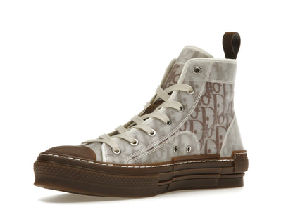 Dior B23 High Top Coffee White Dior Oblique