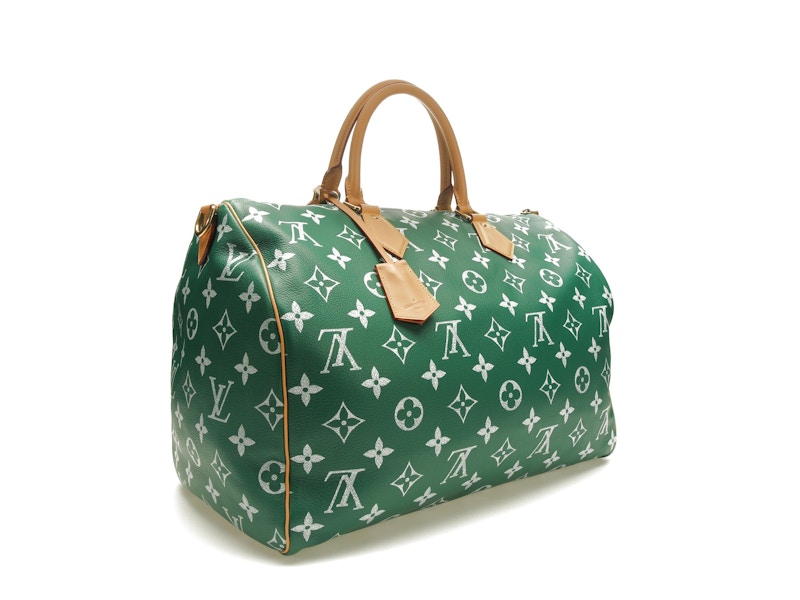 Louis Vuitton Speedy P9 Bandoulière 50 Monogram Leather Green