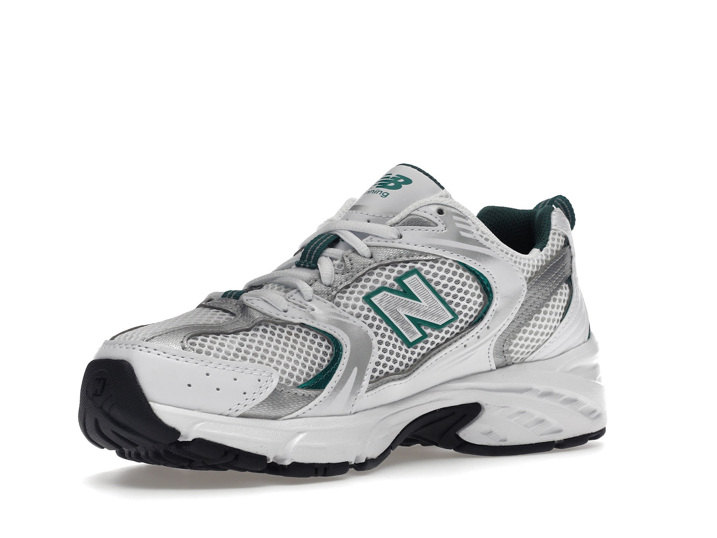 New Balance 530 White Silver Green