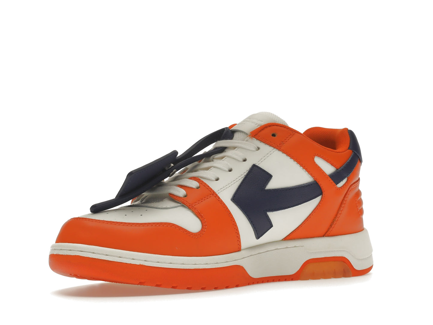 OFF-WHITE Out Of Office OOO Low Tops White Orange Blue