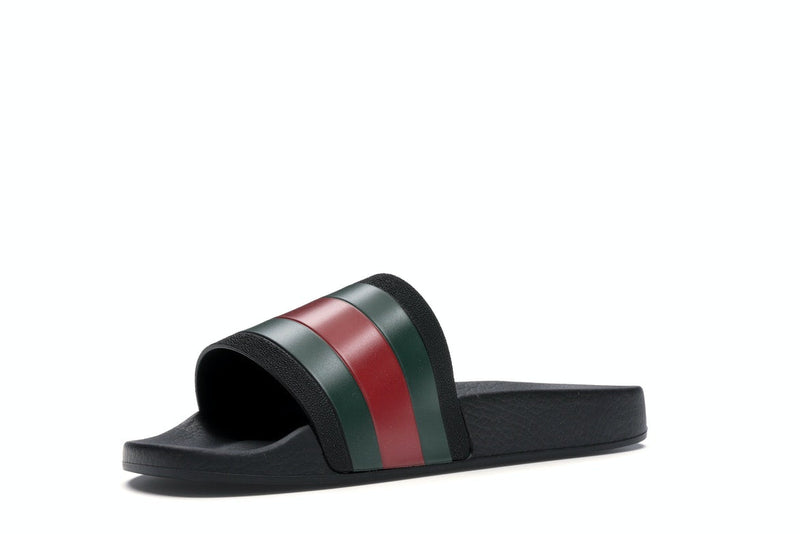Gucci Rubber Slides Red Green