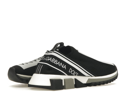 Dolce & Gabbana Sorrento Logo Slip On Black Grey White