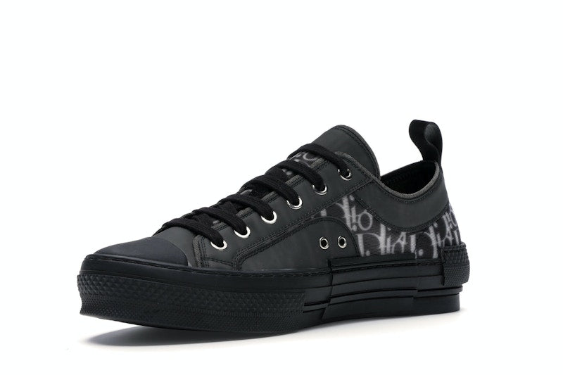 Dior B23 Low Top Canvas Oblique Black