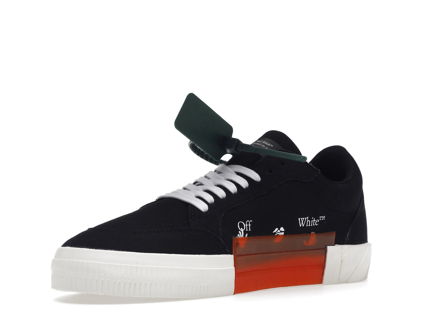 OFF-WHITE Vulc Low Noir Blanc Blanc