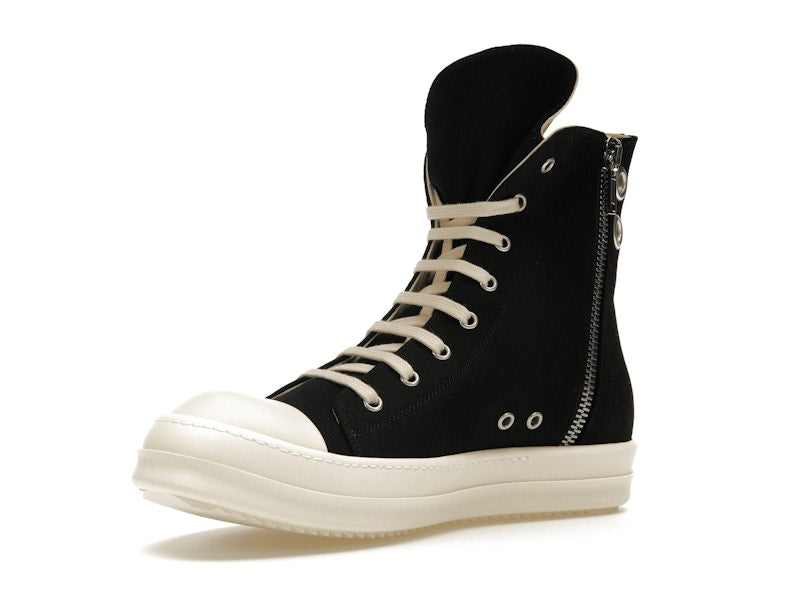 Rick Owens DRKSHDW High Top Black Milk