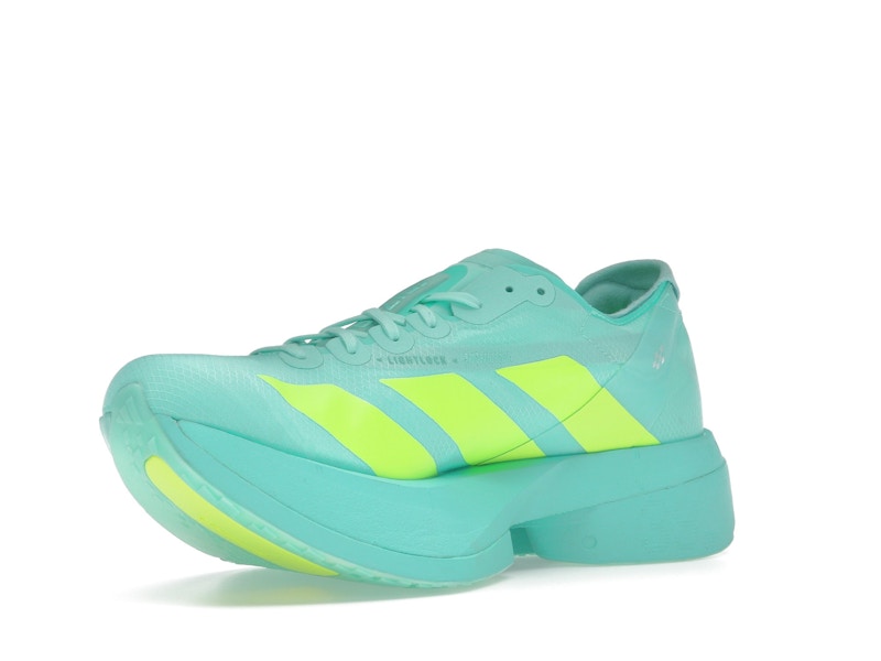 adidas Adizero Adios Pro 4 Flash Aqua Lucid Lemon