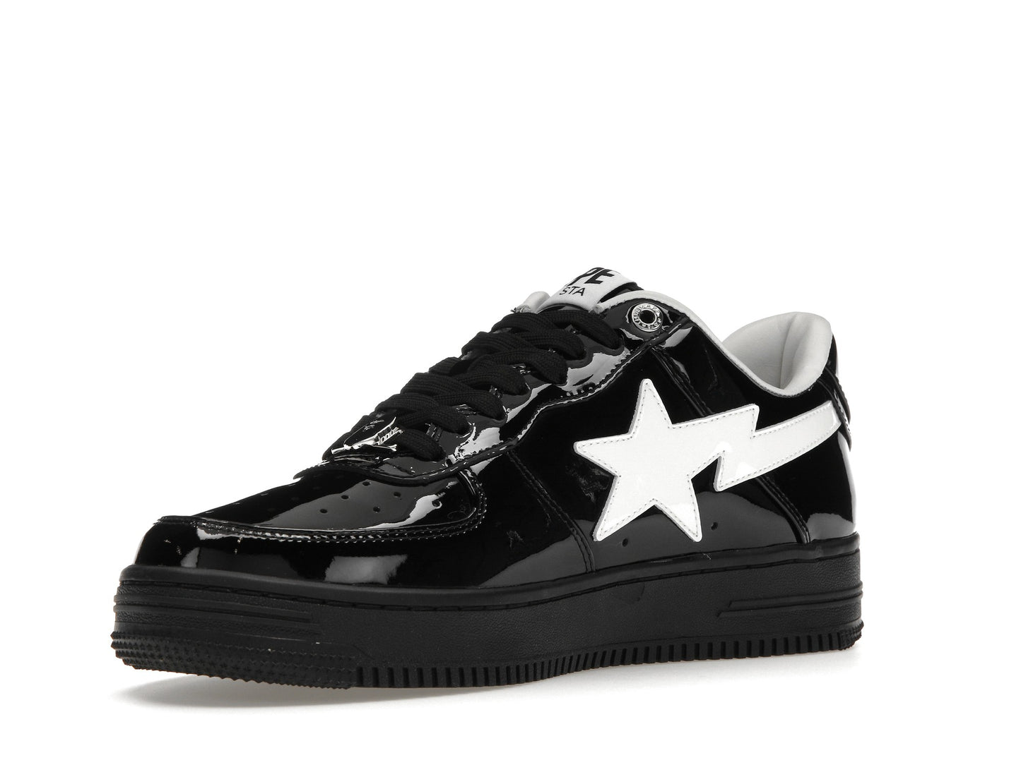 A Bathing Ape Bape Sta #2 Black Patent