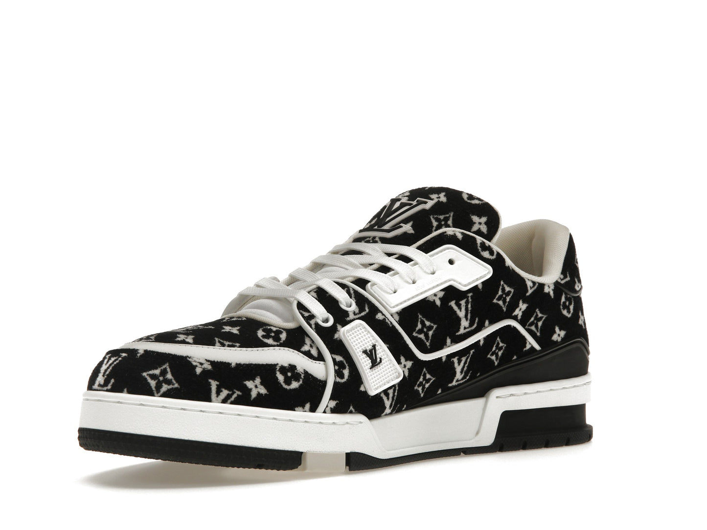 Louis Vuitton Trainer Black Monogram Textile