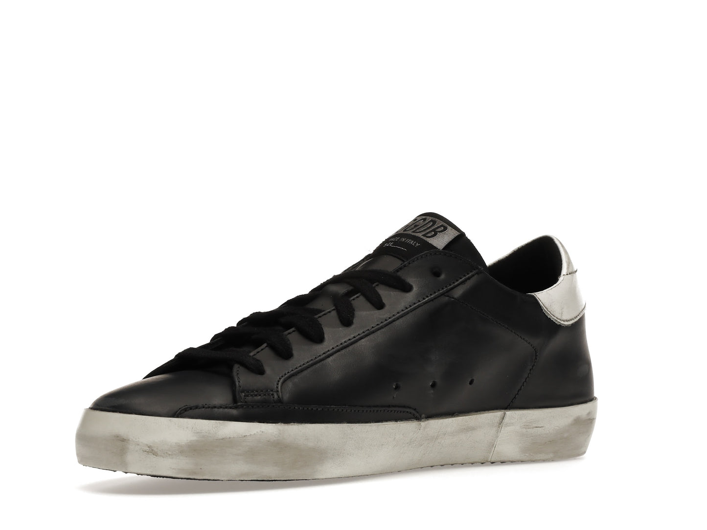 Golden Goose Super-Star Black White Leather