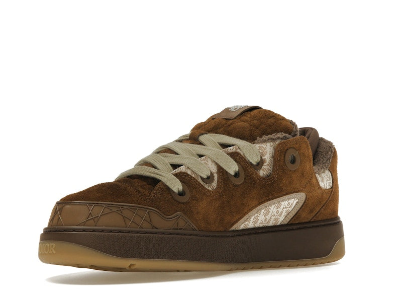 Dior B9S Skater ERL Brown Suede with Brown and Beige Dior Oblique Jacquard