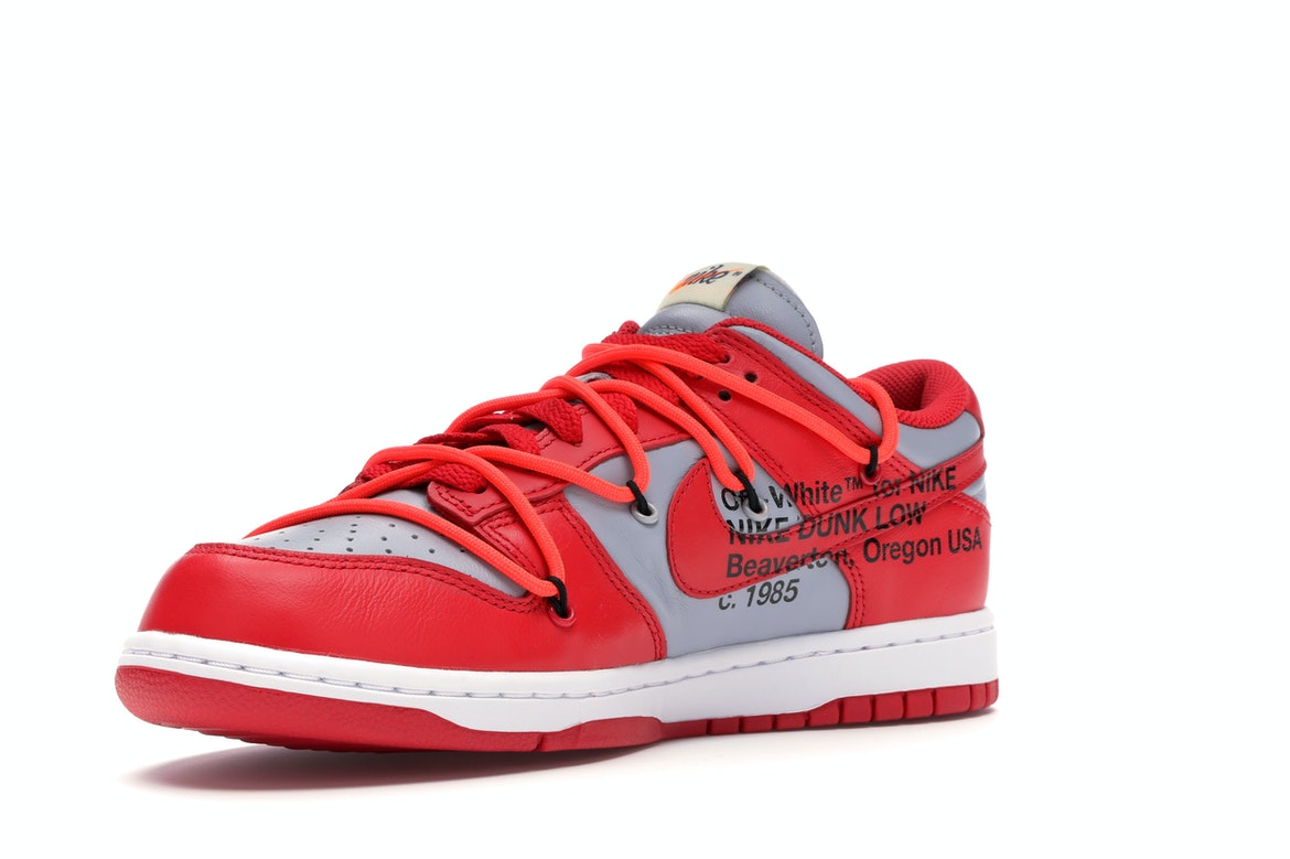 Nike Dunk Low Off-White University Red