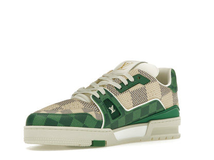 Louis Vuitton LV Trainer Damier White Green 