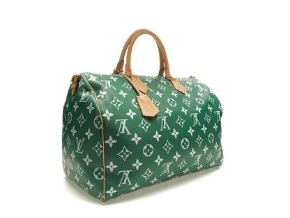 Louis Vuitton Speedy P9 Bandoulière 50 Monogram Leather Green 