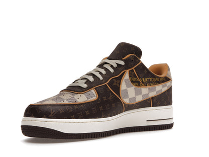 Nike Air Force 1 Low Louis Vuitton Monogram Brown Damier Azur