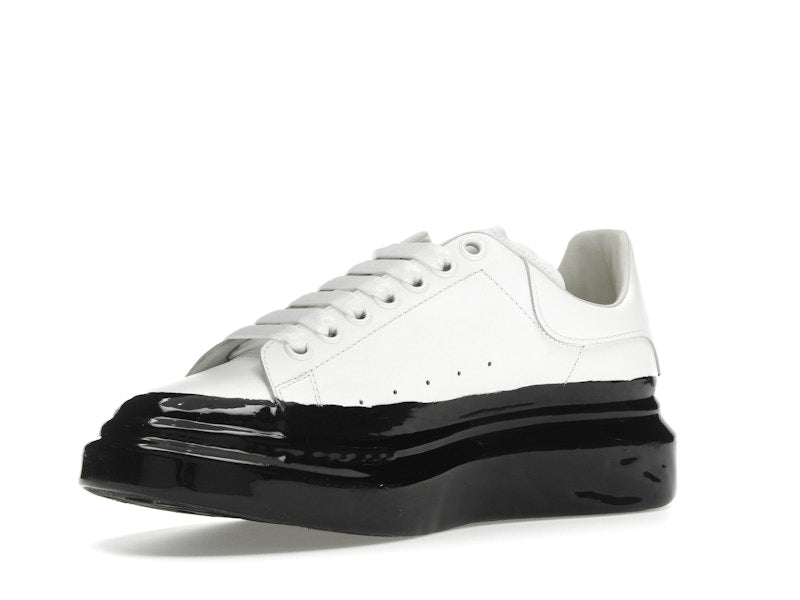 Alexander McQueen Oversized Paint Dipped White Black