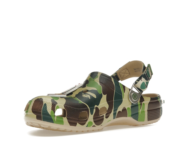 Crocs Classic Clog A Bathing Ape ABC Camo Green