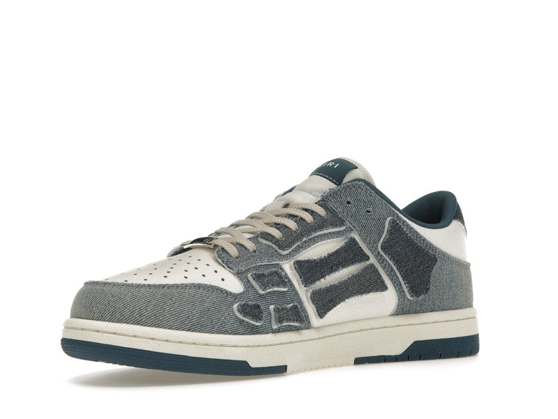 AMIRI Skel Top Low Denim Bleu Ardoise
