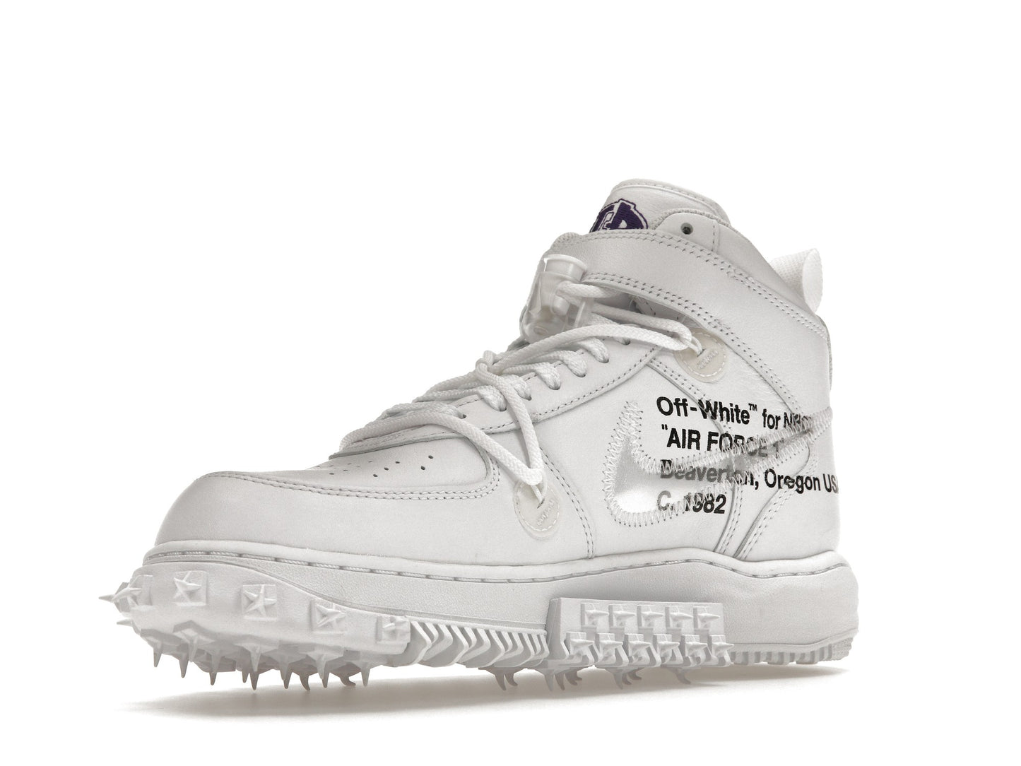 Nike Air Force 1 Mid Off-White Graffiti Blanc