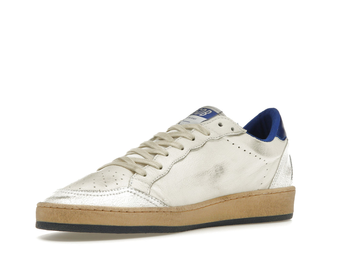 Golden Goose Ball-Star Low White Bluette